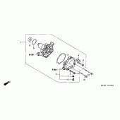 Схема вузла: Водяний насос для Honda XL650 Transalp