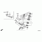 Схема узла: Steering stem (2) для Honda VT750 Shadow Phantom