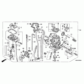 Схема вузла: Карбюратор для Honda CRF150 CRF150RB