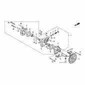 Схема вузла: Масляний насос (NX500N / NX650N) для Honda NX650 Dominator