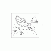 Схема вузла: Undercowl spangle silver met для Honda XL125 Varadero