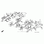 Схема вузла: Вихлопна система для Honda NRX1800 Valkyrie Rune