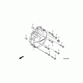 Схема вузла: Кришка генератора для Honda CBF600