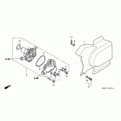 Схема вузла: Водяний насос для Honda VT750 Shadow Aero