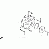 Схема узла: Левая крышка картера для Honda CB1000 CB1000F