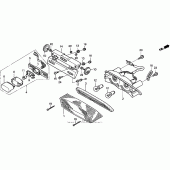 Схема узла: Задний фонарь (Стоп-сигнал) для Honda VT600 Shadow VLX Deluxe