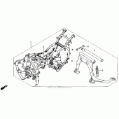Схема узла: Рама set 90 для Honda GL1500 Gold Wing Special Edition