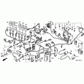 Схема вузла: Електрообладнання (XL1000VA) для Honda XL1000V Varadero