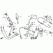 Схема вузла: Switch для Honda VT600 Shadow VLX