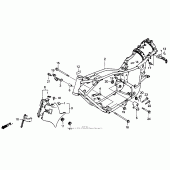 Схема вузла: Рама для Honda VT600 Shadow VLX
