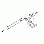 Схема узла: Reverse bar для Honda GL1500 Gold Wing Special Edition