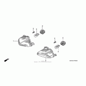 Схема вузла: Поворотники для Honda VFR800 Interceptor