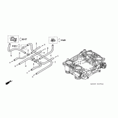 Схема вузла: Дросельна заслонка (TUBING) для Honda VFR800 VFR