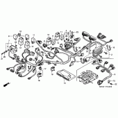 Схема узла: Электрооборудование для Honda VFR800 VFR