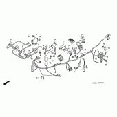 Схема вузла: Електрообладнання (CBF600S / SA) для Honda CBF600