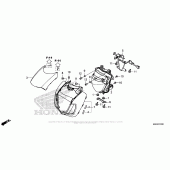 Схема вузла: Фара для Honda GL1800 Gold Wing Valkyrie