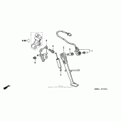 Схема вузла: Підставка для Honda VTR1000 Superhawk