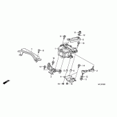 Схема узла: Steering damper для Honda CBR1000 CBR1000RR Fireblade