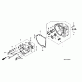Схема вузла: Rear case для Honda ST1100 Pan-European