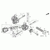Схема вузла: Карбюратор (COMPONENT PARTS) для Honda GL1500 Gold Wing Special Edition