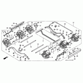 Схема вузла: Карбюратор в зборі для Honda GL1500 F6C