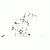 Схема узла: Педаль(Лапка) для Honda ST1100 Pan-European