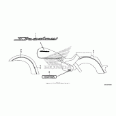 Схема вузла: Mark (1) для Honda VT750 Shadow Aero