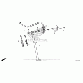 Схема узла: Подставка для Honda CRF250 CRF250L