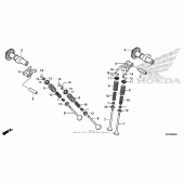 Схема узла: Распредвал & Клапан для Honda CRF250 CRF250L