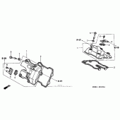 Схема вузла: Клапанна кришка для Honda VTR1000 Superhawk