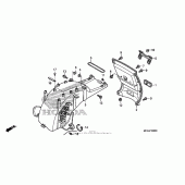 Схема узла: Заднее крыло (gl1800/a 05) для Honda GL1800 Gold Wing