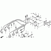 Схема вузла: Котушка запалювання для Honda GL1500 Valkyrie