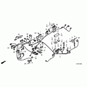 Схема вузла: Електрообладнання для Honda NSA700 DN-01