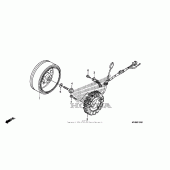 Схема вузла: Генератор для Honda XR650