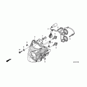 Схема вузла: Фара для Honda CB600F Hornet