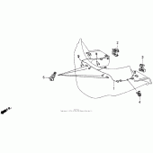 Схема вузла: Fairing sub harness для Honda GL1500 Gold Wing Interstate