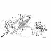 Схема вузла: Заднє крило для Honda CRF230 CRF230M