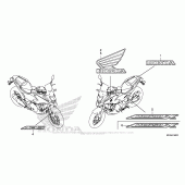Схема вузла: Mark для Honda NC700