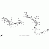 Схема вузла: Water pipe для Honda VFR750F VFR750R (RC30)