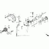 Схема узла: Exhaust valve 92-96 для Honda CR250