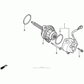 Схема вузла: Генератор для Honda CBR1000 CBR1000F Hurricane