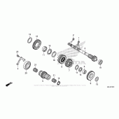 Схема вузла: Transmission (2) для Honda NC700