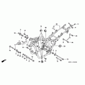 Схема вузла: Рама для Honda CB1300 Super Four