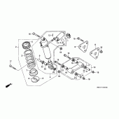 Схема узла: Задняя подвеска для Honda CBR900RR CBR900RR Fireblade