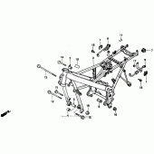 Схема узла: Рама для Honda VTR250 VTR