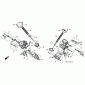 Схема вузла: Карбюратор (COMPONENT PARTS) для Honda XL600 Transalp