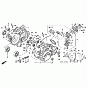 Схема вузла: Crankcase (05- 07) для Honda CR250