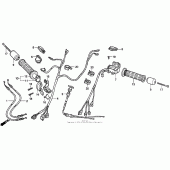 Схема узла: Пульт управления рулевой для Honda PC800 Pacific Coast