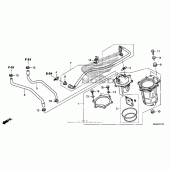 Схема узла: Топливный насос (1) для Honda VT750 Shadow Aero