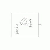 Схема вузла: Carbon fiber hugger для Honda CBR1000 CBR1000RR Fireblade